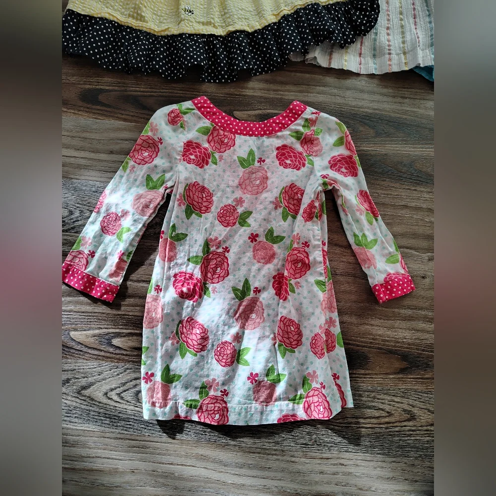 Toddler Girl 3T Dress‎ & Romper Bundle Vintage Seersucker Gymboree Piper Baby